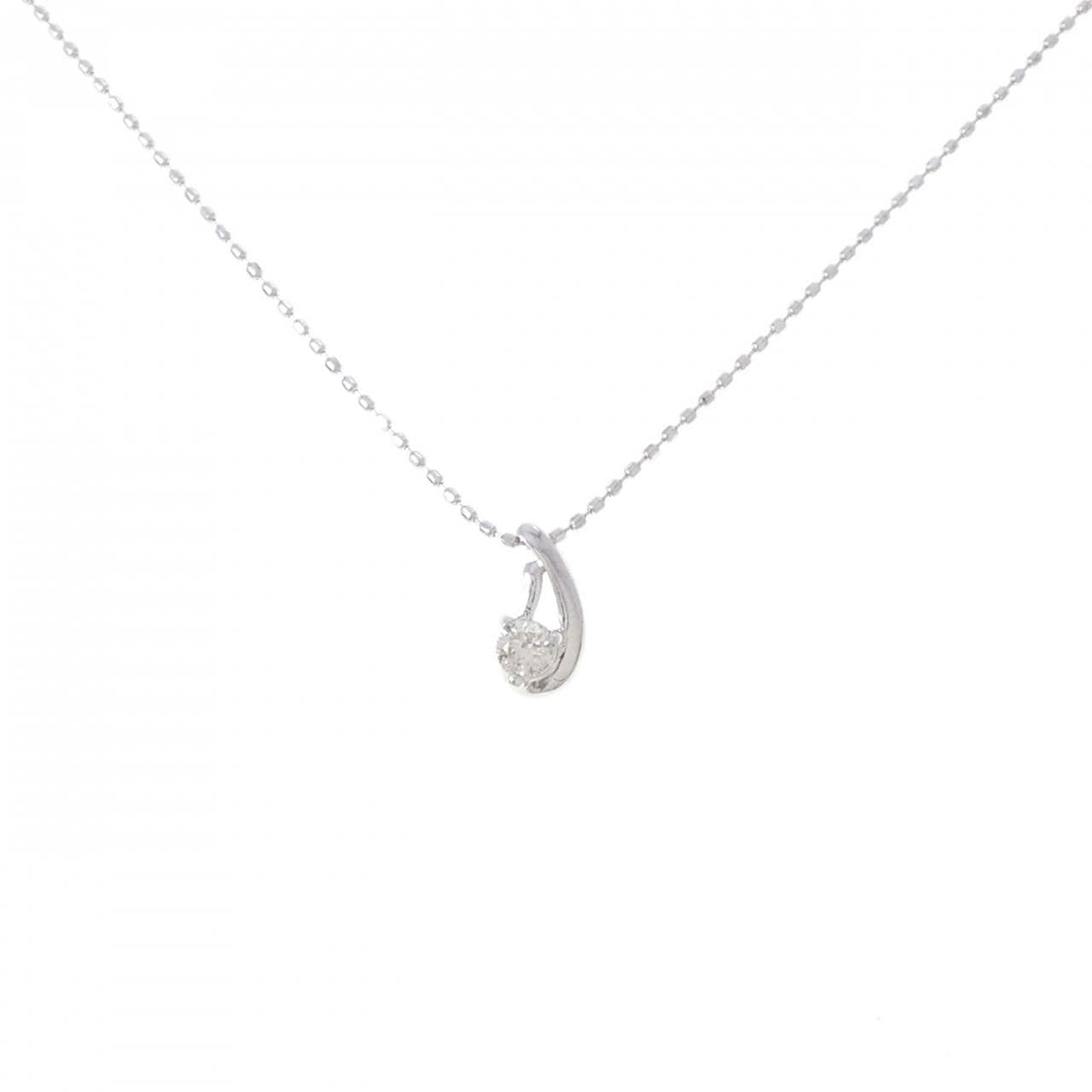 K10WG ダイヤモンド ネックレス