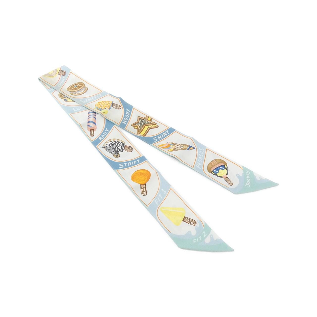 エルメス FUNNY ICE CREAM ツイリー 064109S スカーフ