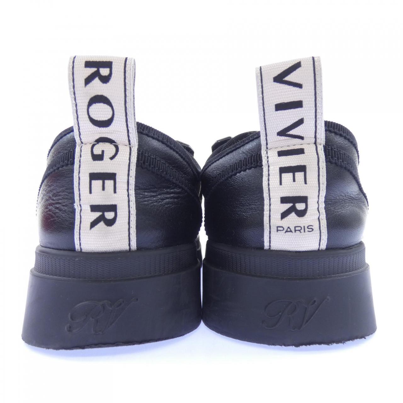 ロジェヴィヴィエ ROGER VIVIER ウォーキーヴィヴ ストラスバックル レザー スニーカー