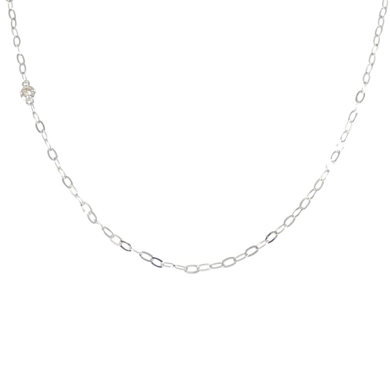 PT950 ダイヤモンド ネックレス 0.02CT