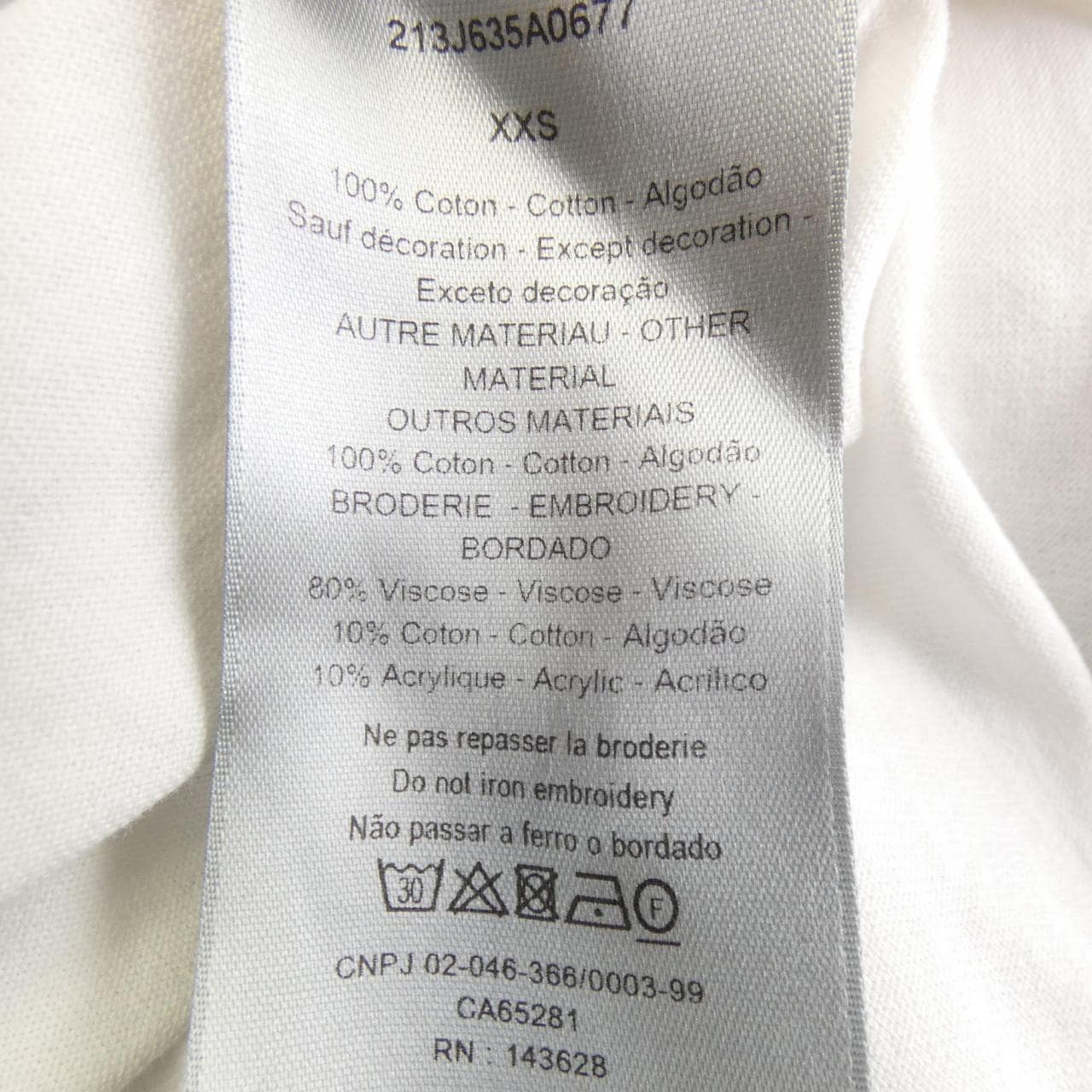 ディオール DIOR ATELIER 213J635A0677 Tシャツ