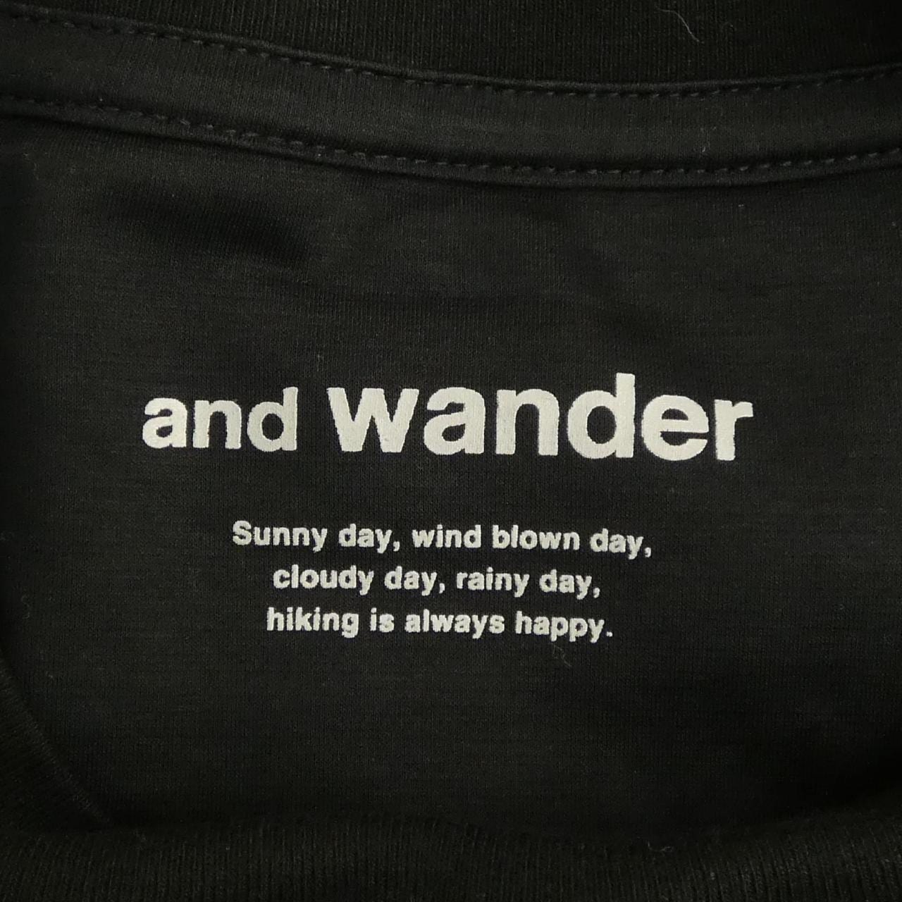 アンドワンダー and wander 574-6184072 トップス