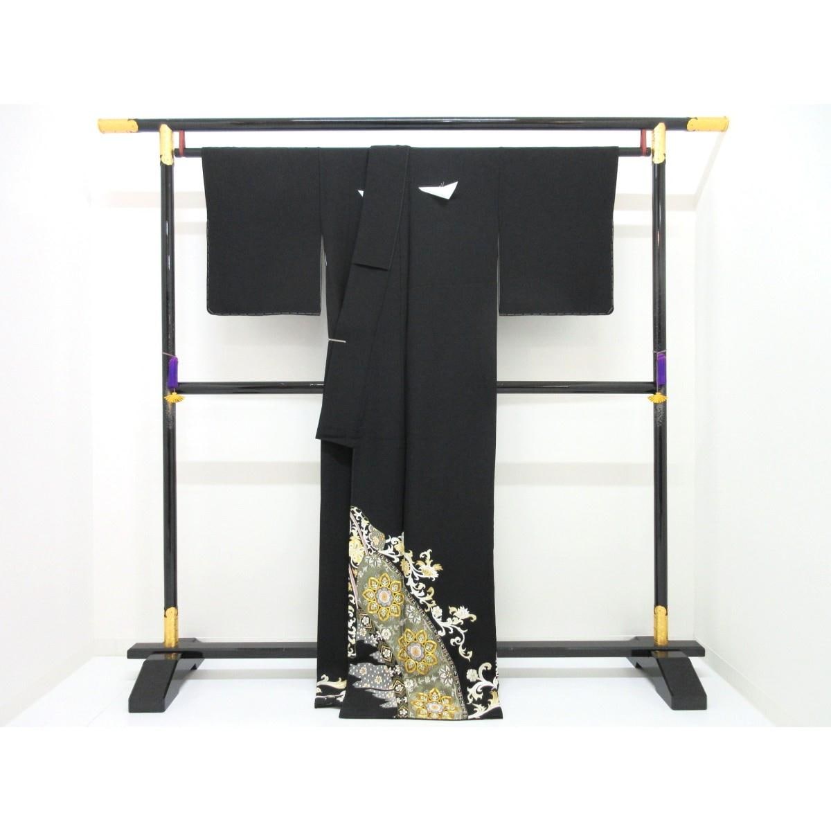 【未使用品】留袖　刺繍加工　蔦　身幅２Ｌ寸