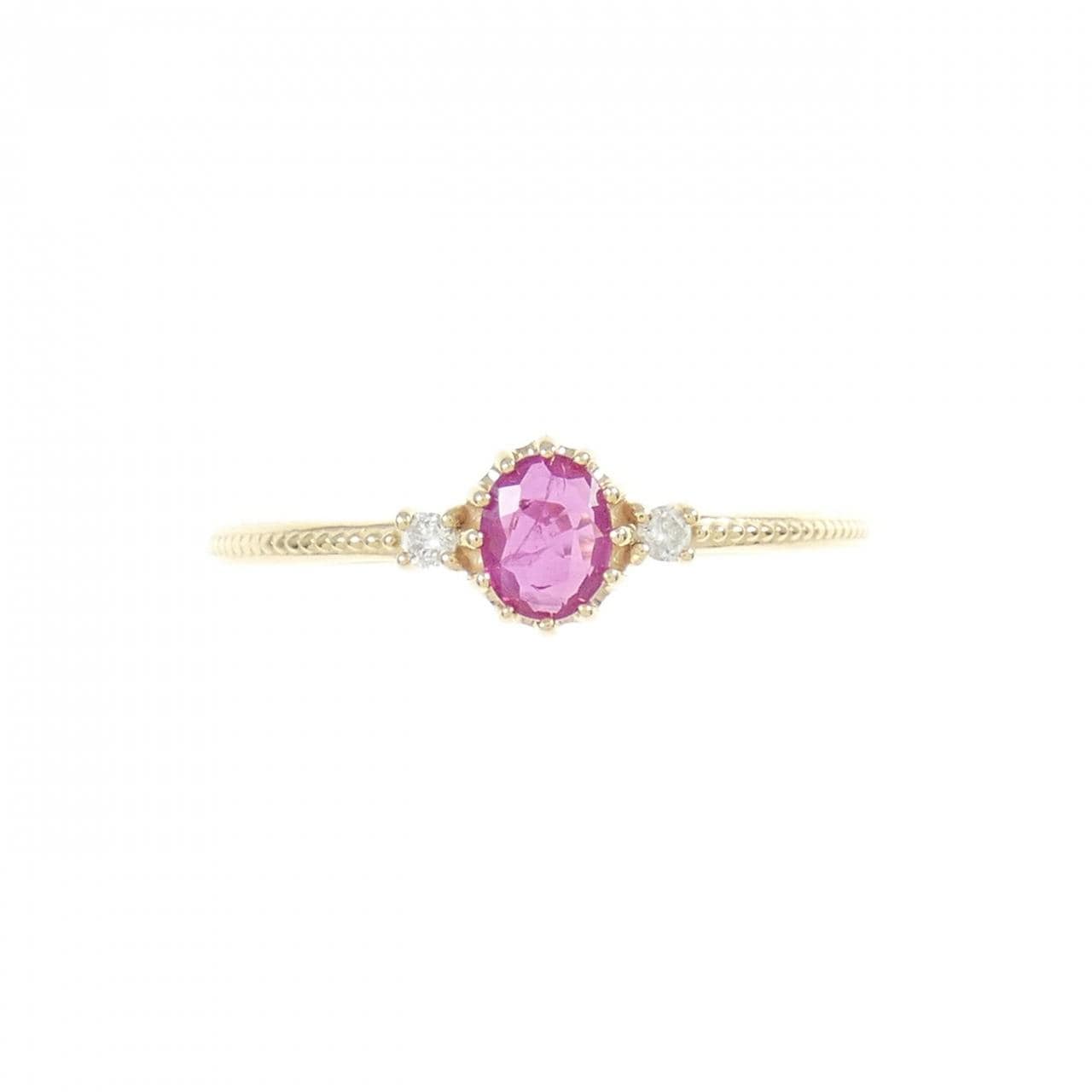 K10YG Ruby Ring