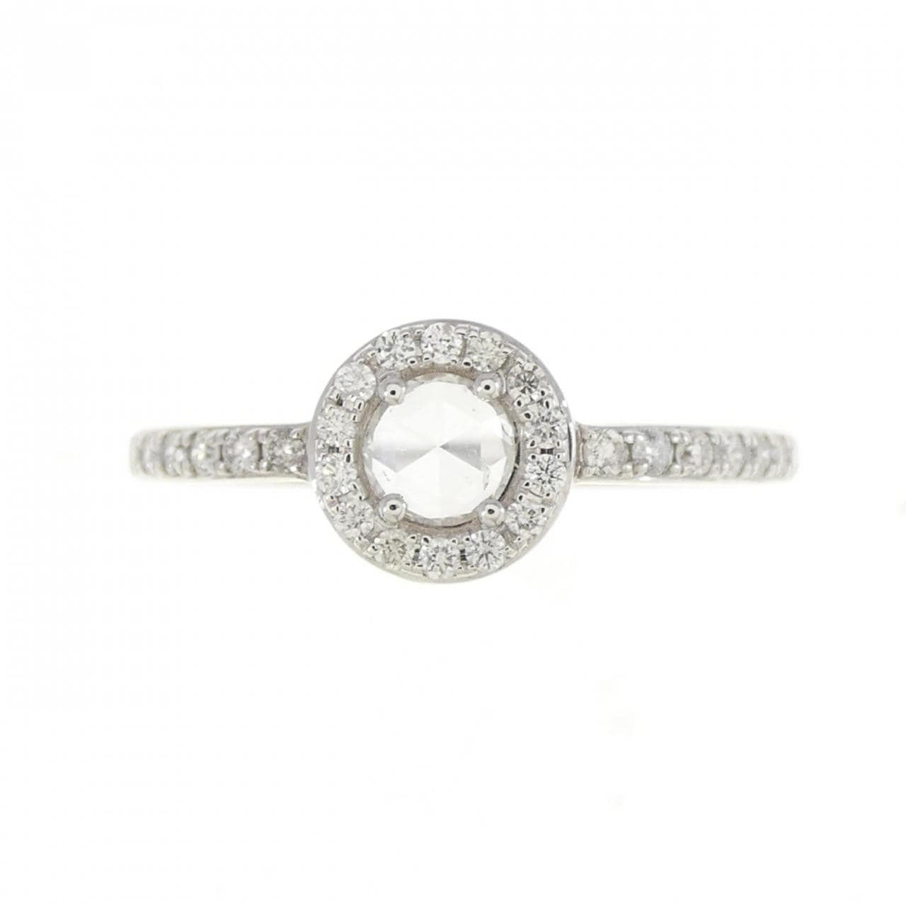 [BRAND NEW] K18WG Diamond Ring 0.15CT