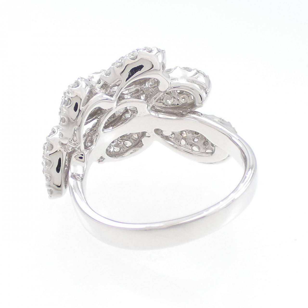 K18WG ダイヤモンド リング 1.89CT