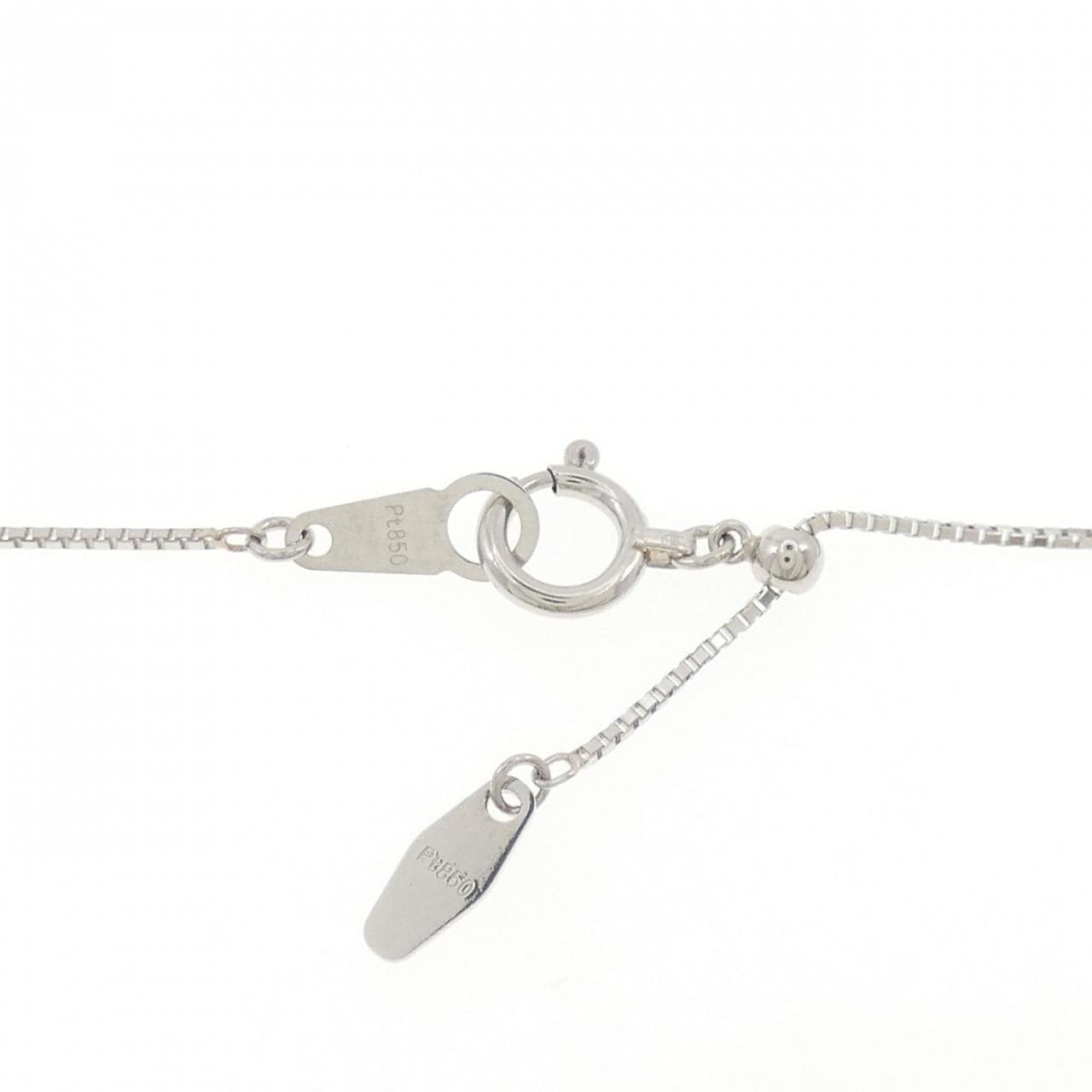 【新品】PT900/PT850 ダイヤモンド ネックレス 0.527CT F SI1 EXT