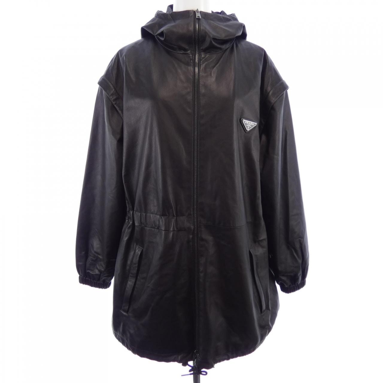 プラダ PRADA 58A044 08P レザージャケット