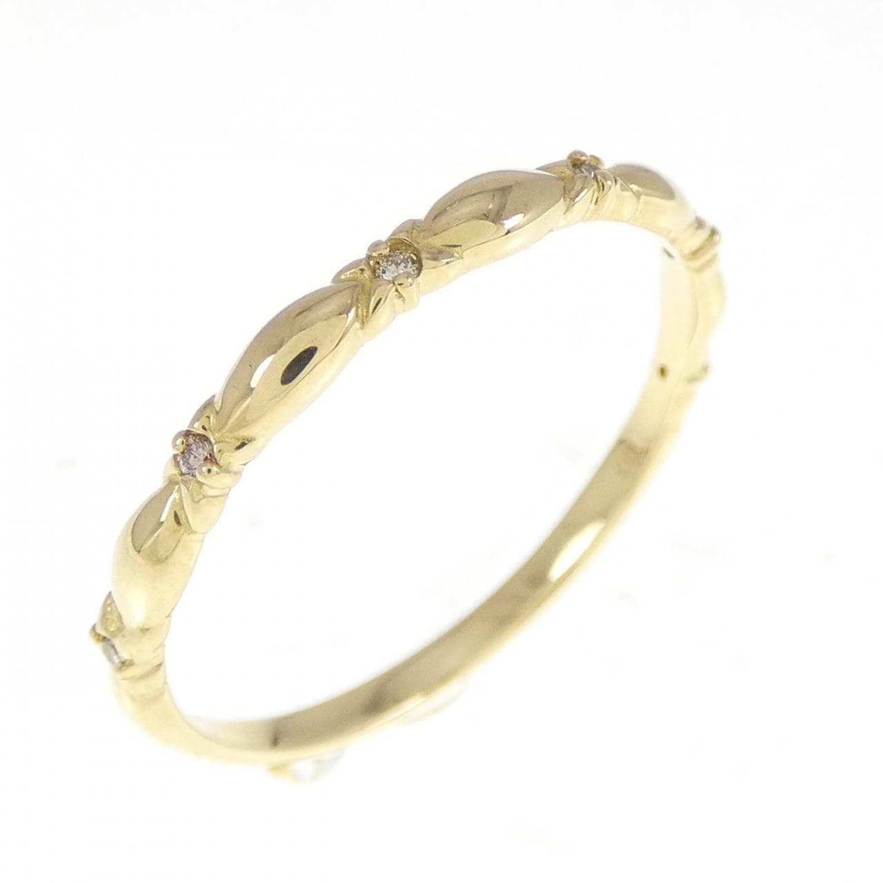 K18YG ダイヤモンド リング 0.03CT