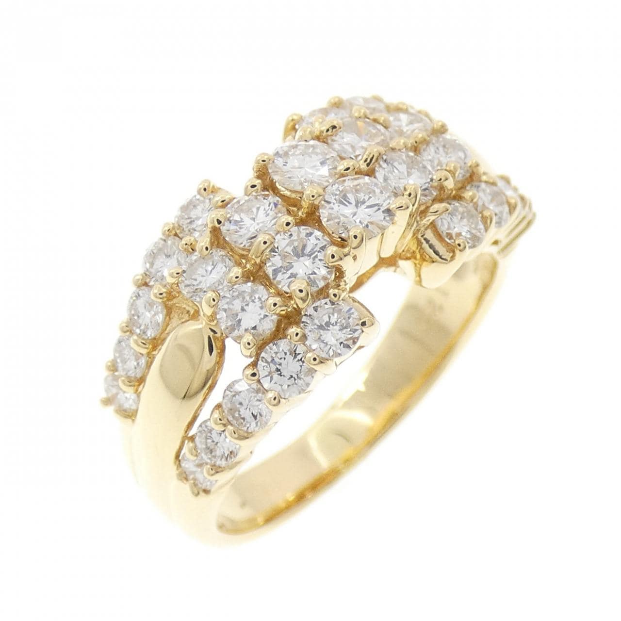 K18YG ダイヤモンド リング 1.25CT