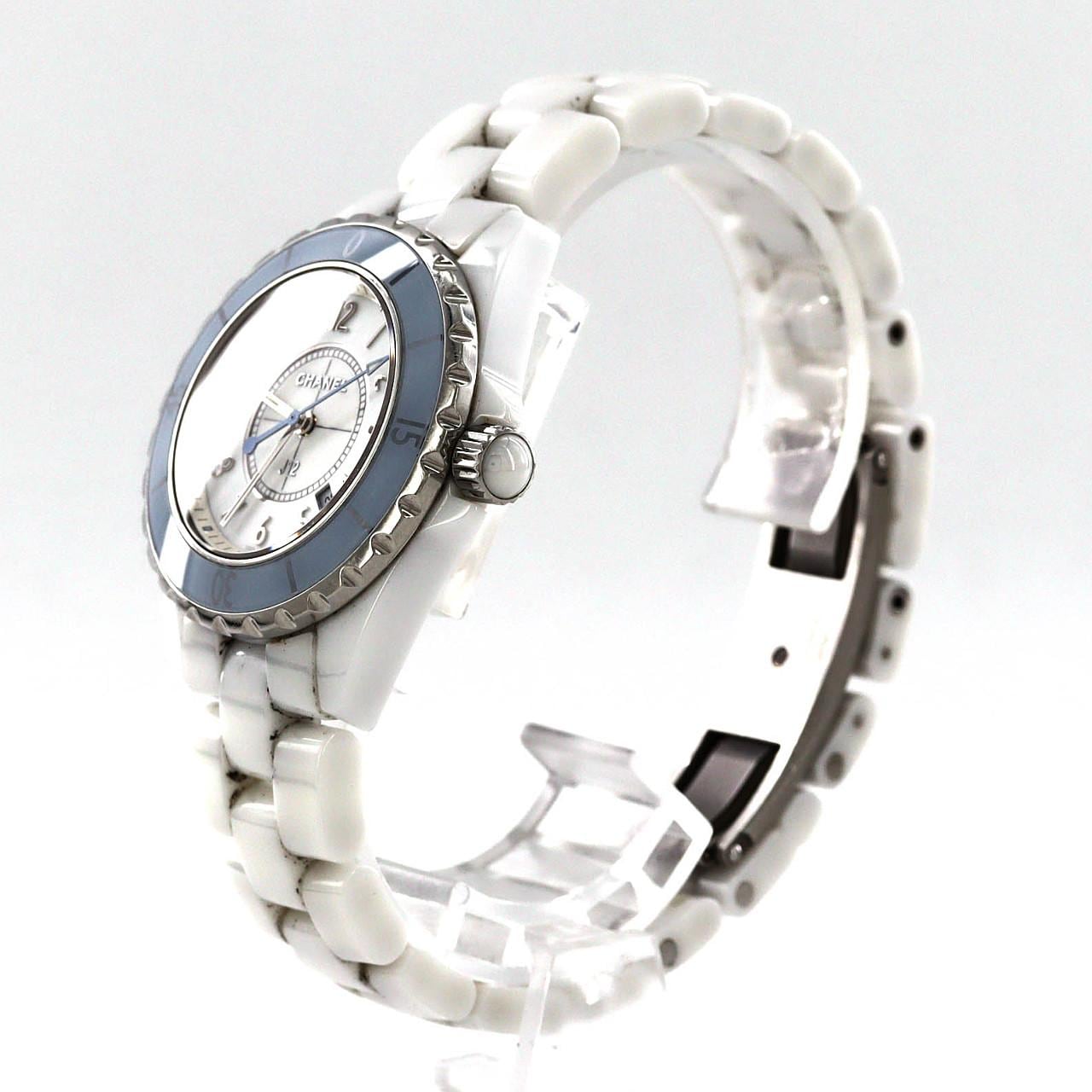 【ノーメンテナンス還元価格】シャネル J12 ソフトブルー33mm LIMITED H4340 セラミック クォーツ