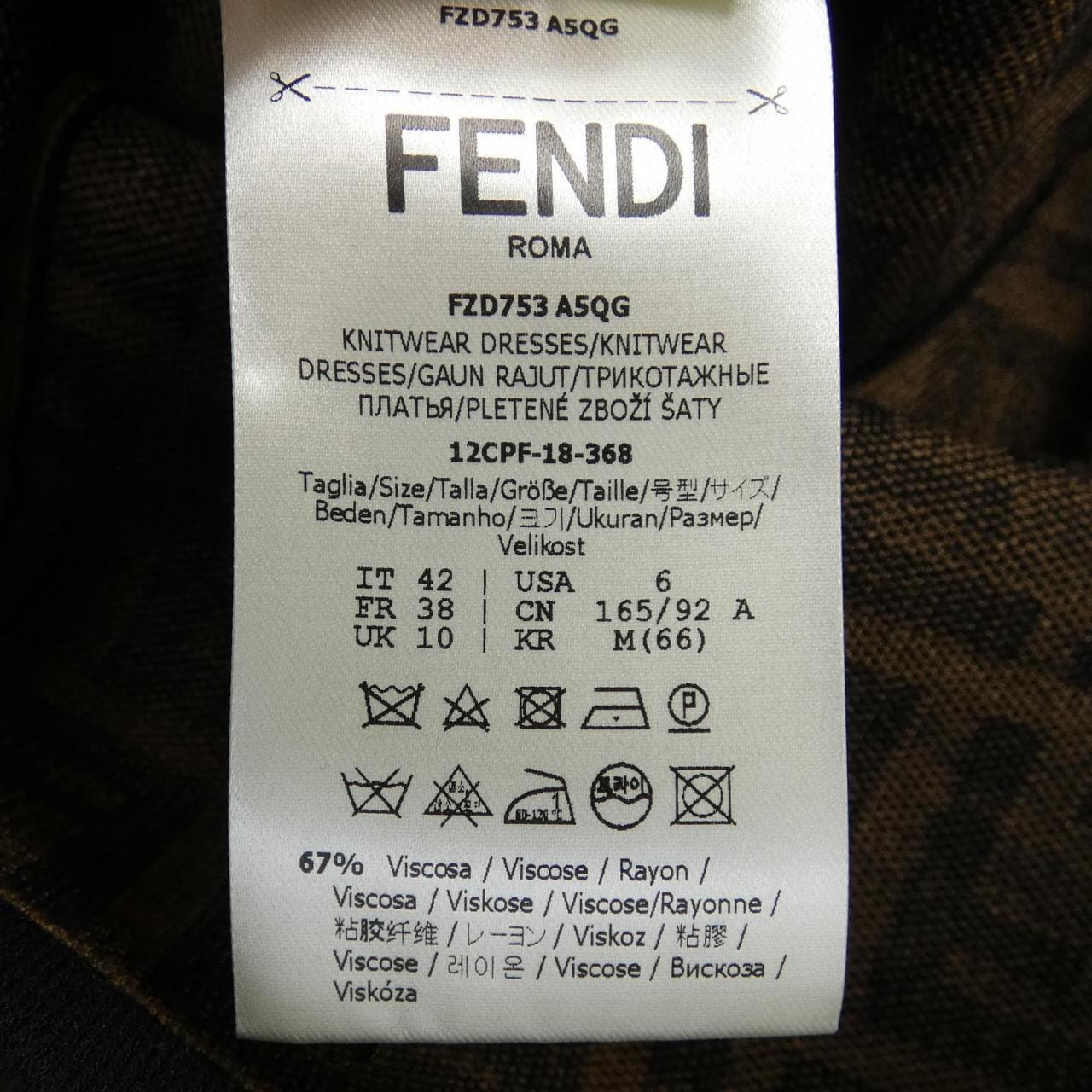 フェンディ FENDI ワンピース