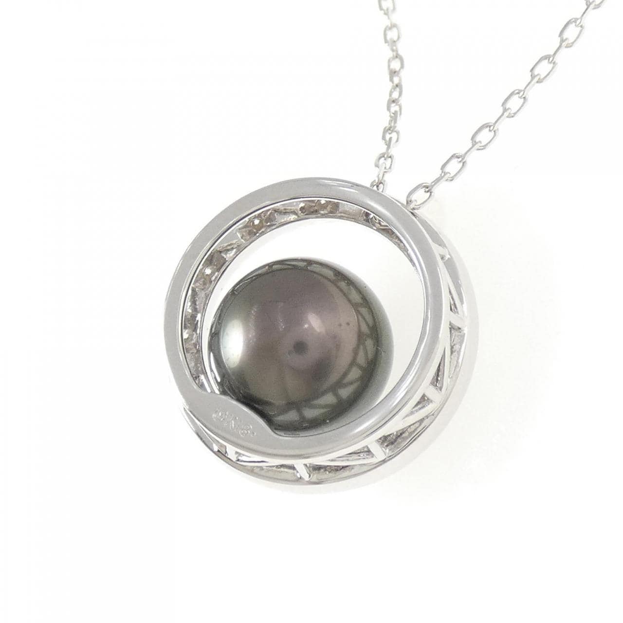 ミキモト 黒蝶パール ネックレス 10.8mm