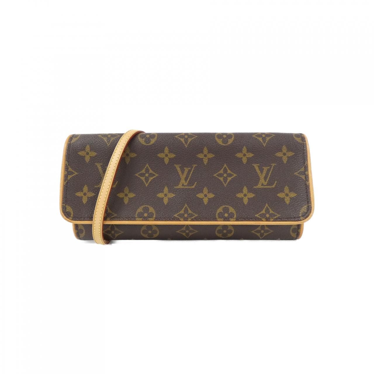 LOUIS VUITTON Monogram Pochette Twin GM M51852 單肩包