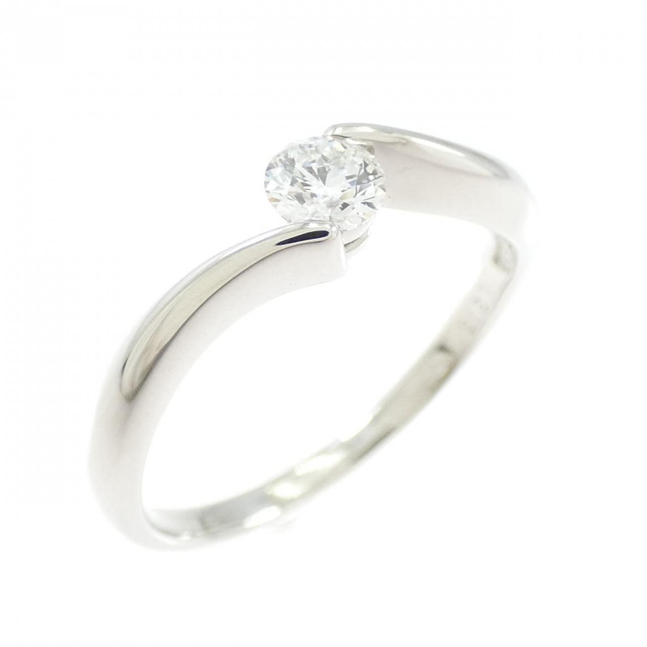 PT900 ソリティア ダイヤモンド リング 0.215CT