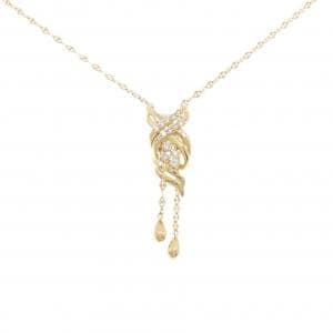 K18YG ダイヤモンド ネックレス 0.20CT