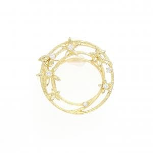 タサキ ダイヤモンド ブローチ 0.19CT