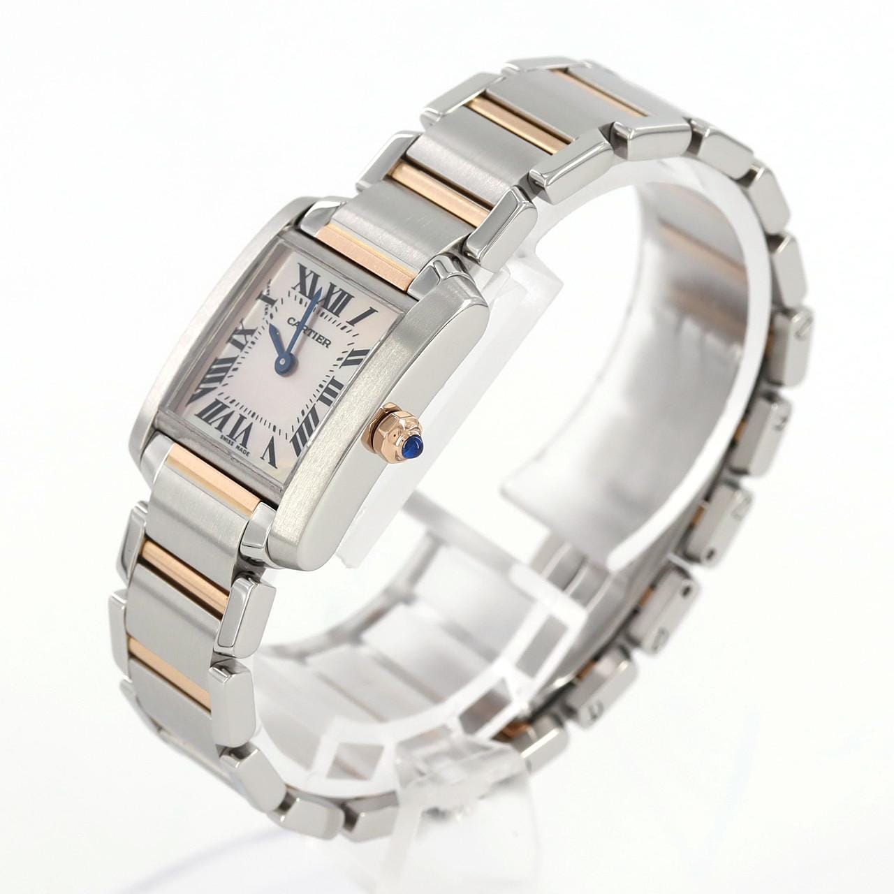 Cartier Tank Française SM PG Combi W51027Q4 SSxPG石英