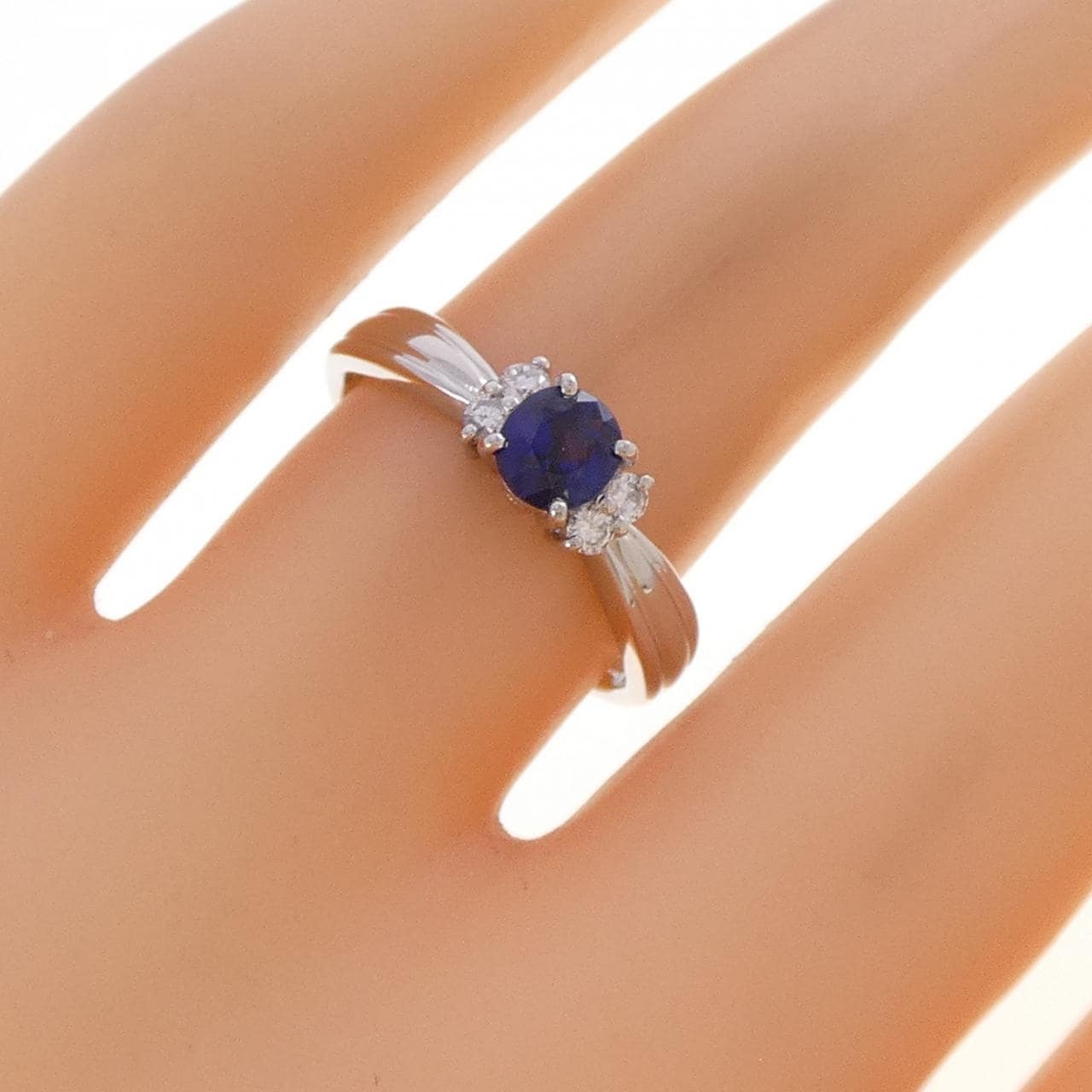 PT900 サファイヤ リング 0.46CT