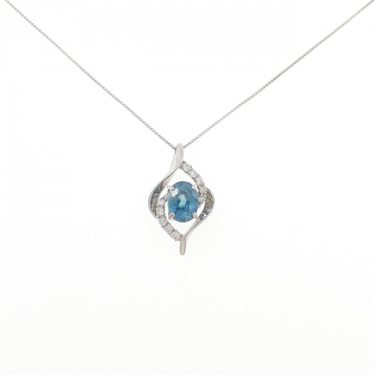 PT900/PT850 ジルコン ネックレス 2.53CT