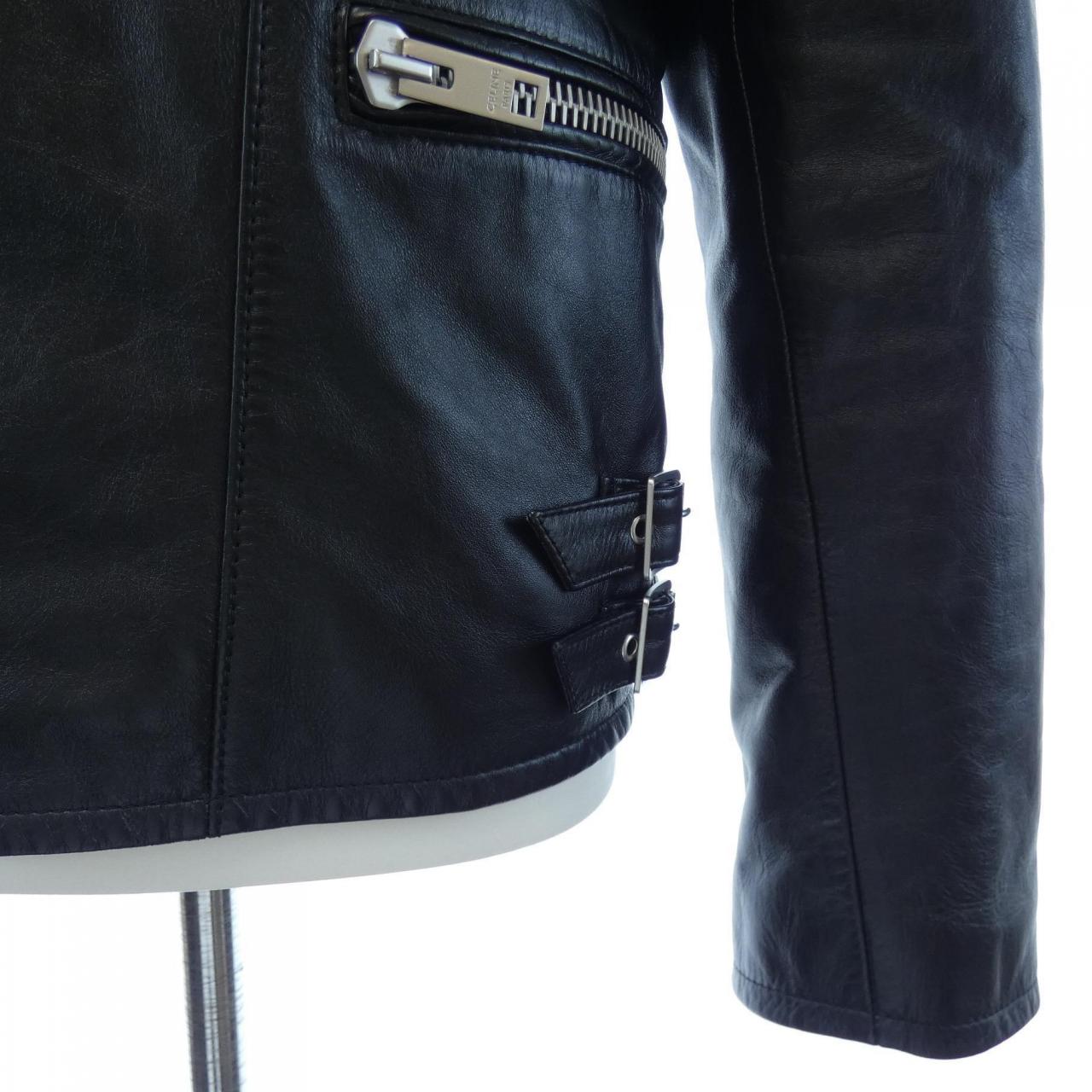 セリーヌ CELINE 29AHY047O レザーライダースジャケット