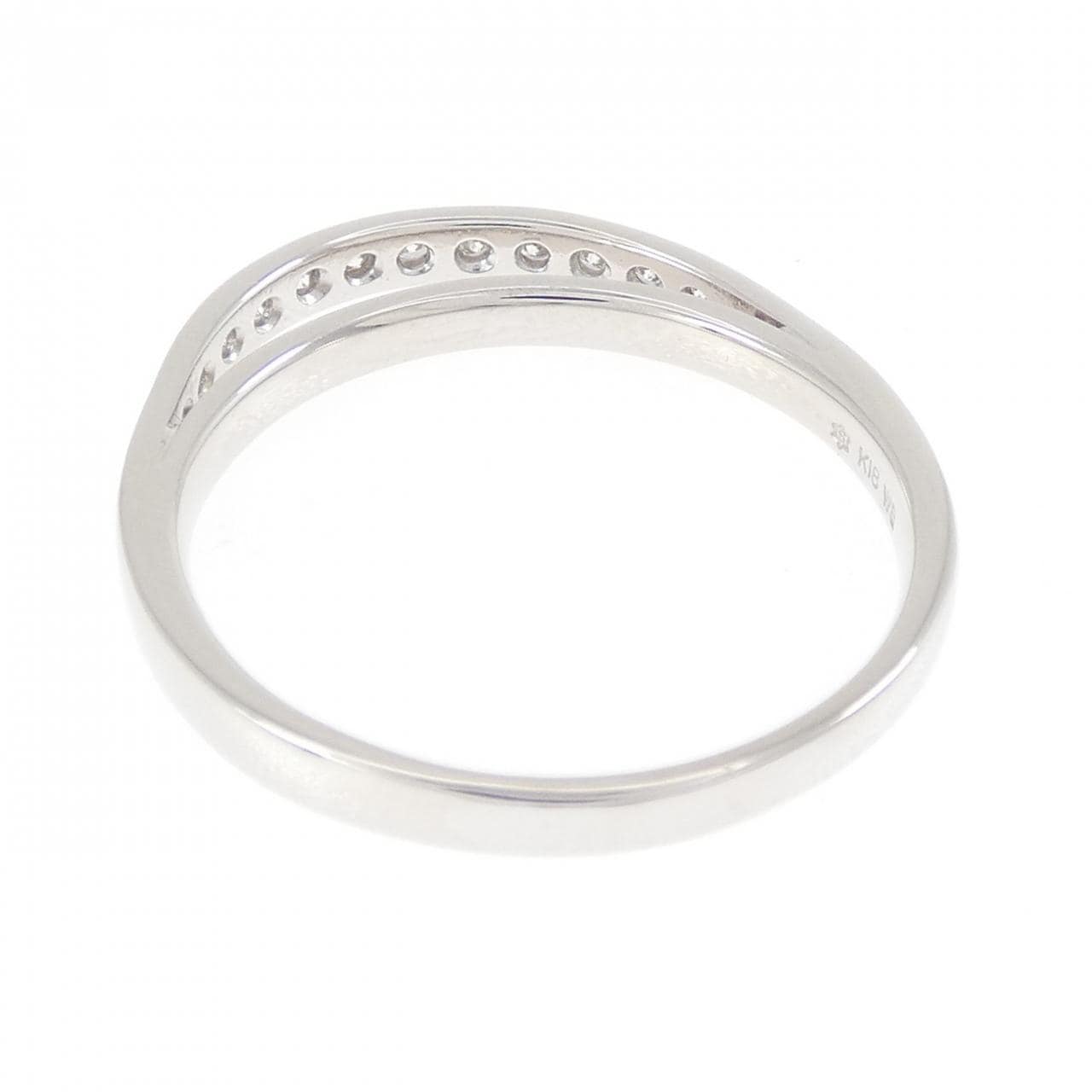 K18WG ダイヤモンド リング 0.16CT