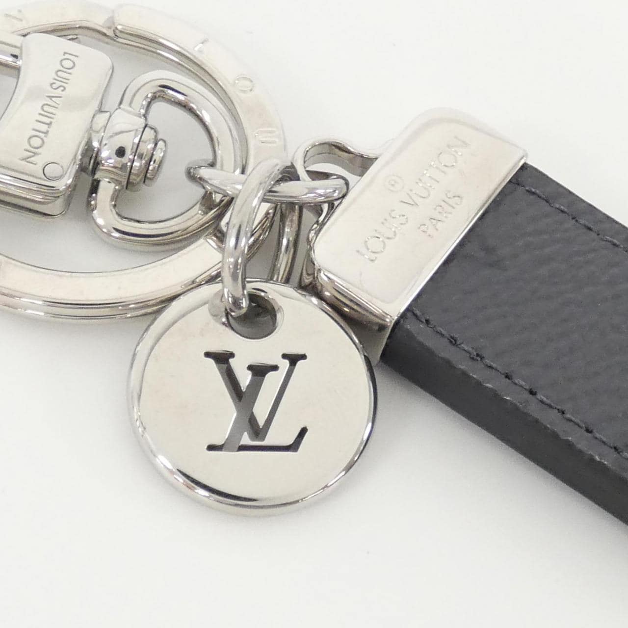 LOUIS VUITTON Monogram Eclipse Reverse Keychain Neo LV Club M01526 Keychain