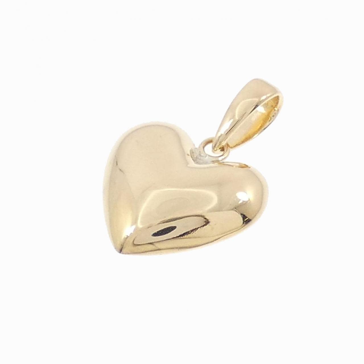 K18YG heart pendant