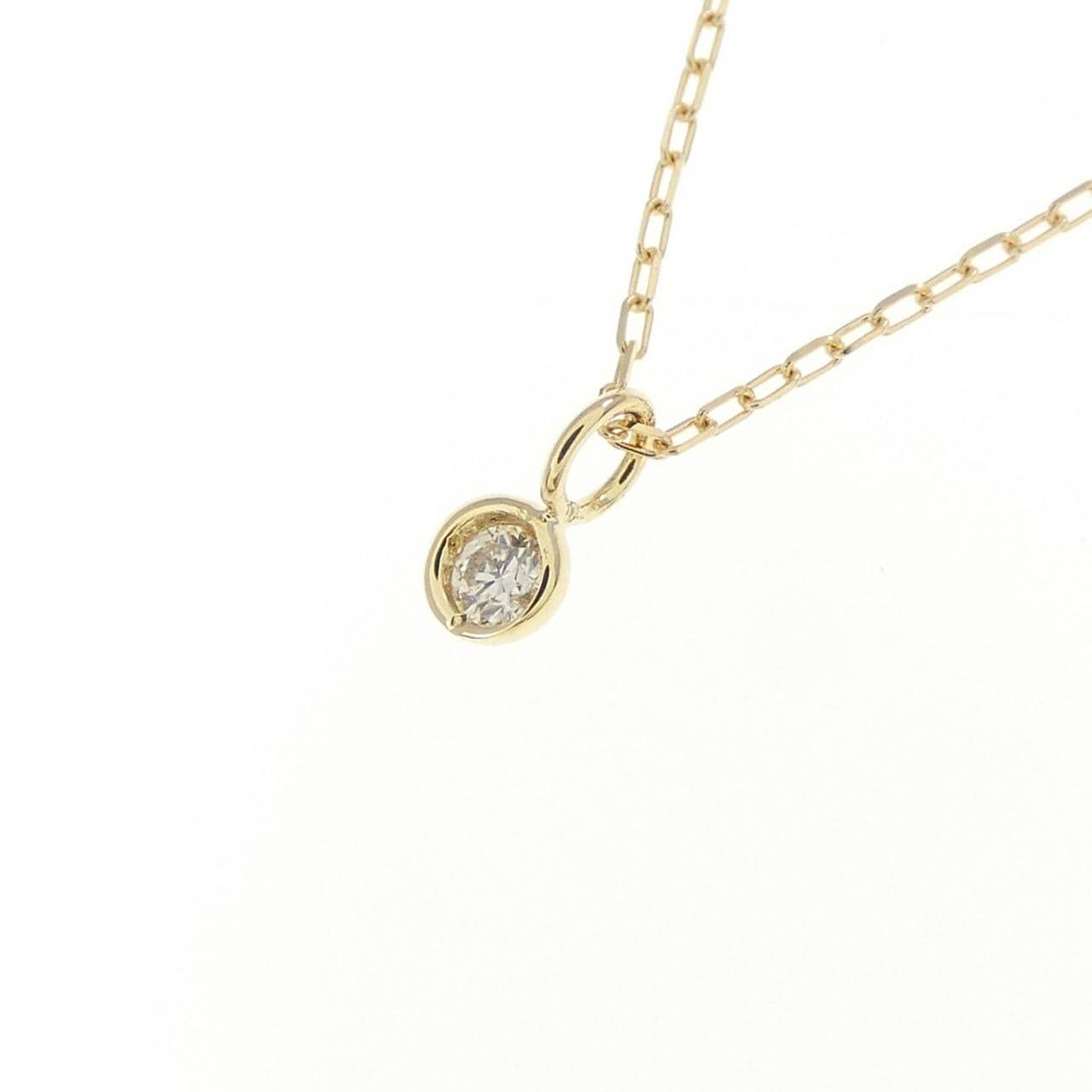 K18YG ダイヤモンド ネックレス 0.02CT