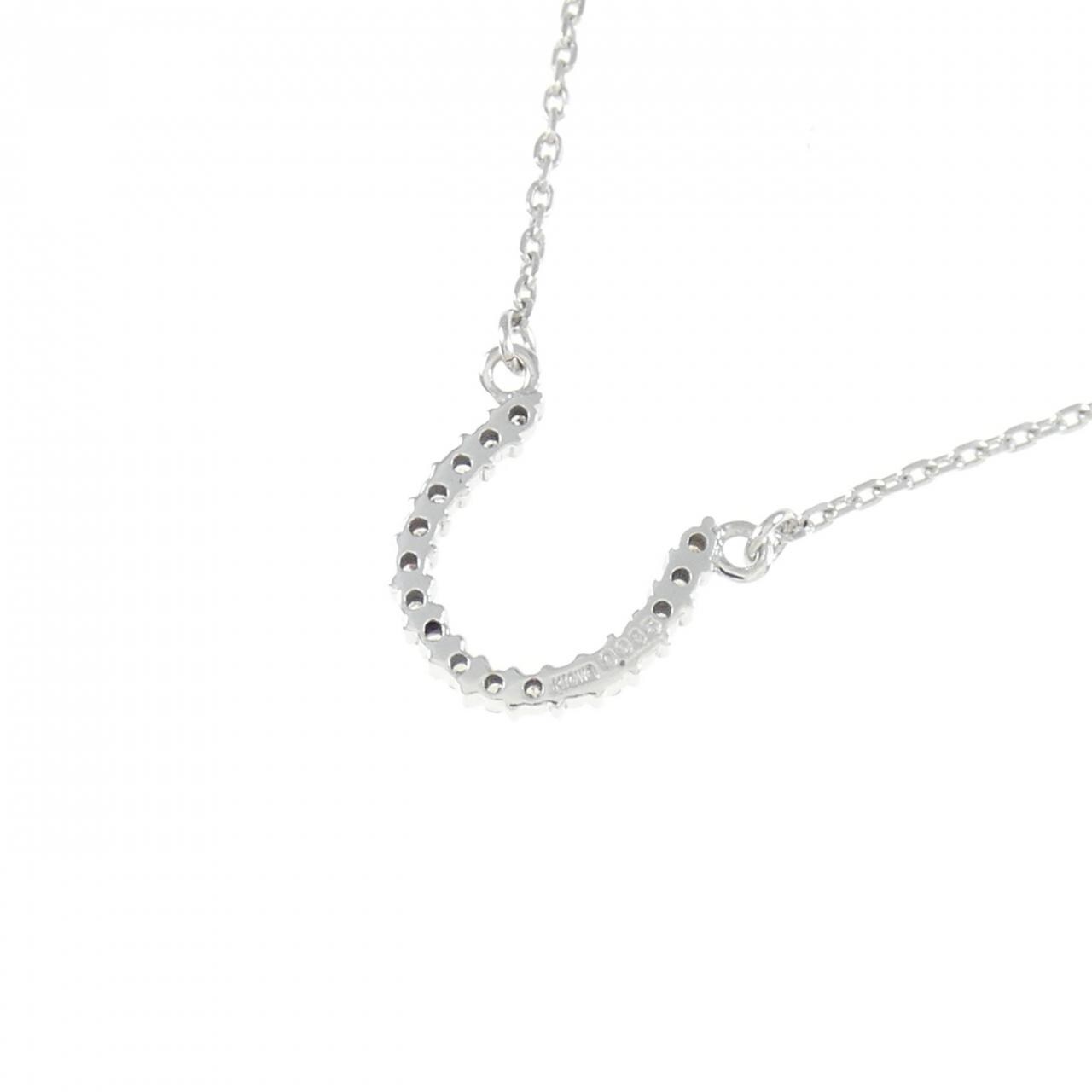 K10WG ダイヤモンド ネックレス 0.085CT