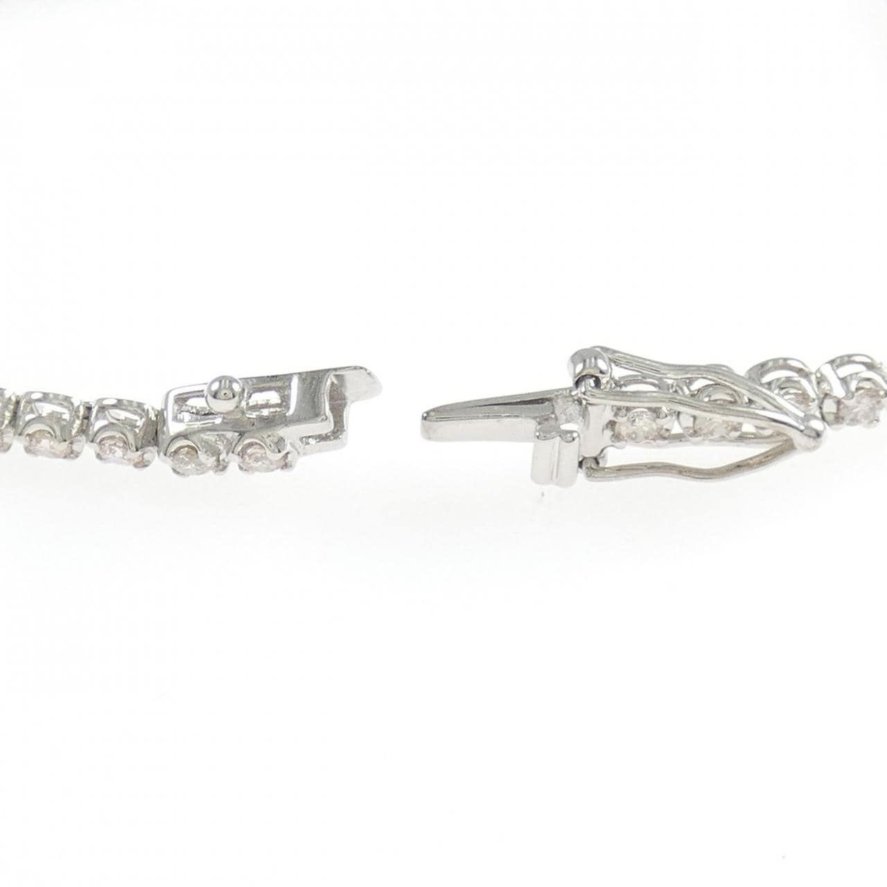 K18WG ダイヤモンド ブレスレット 2.00CT