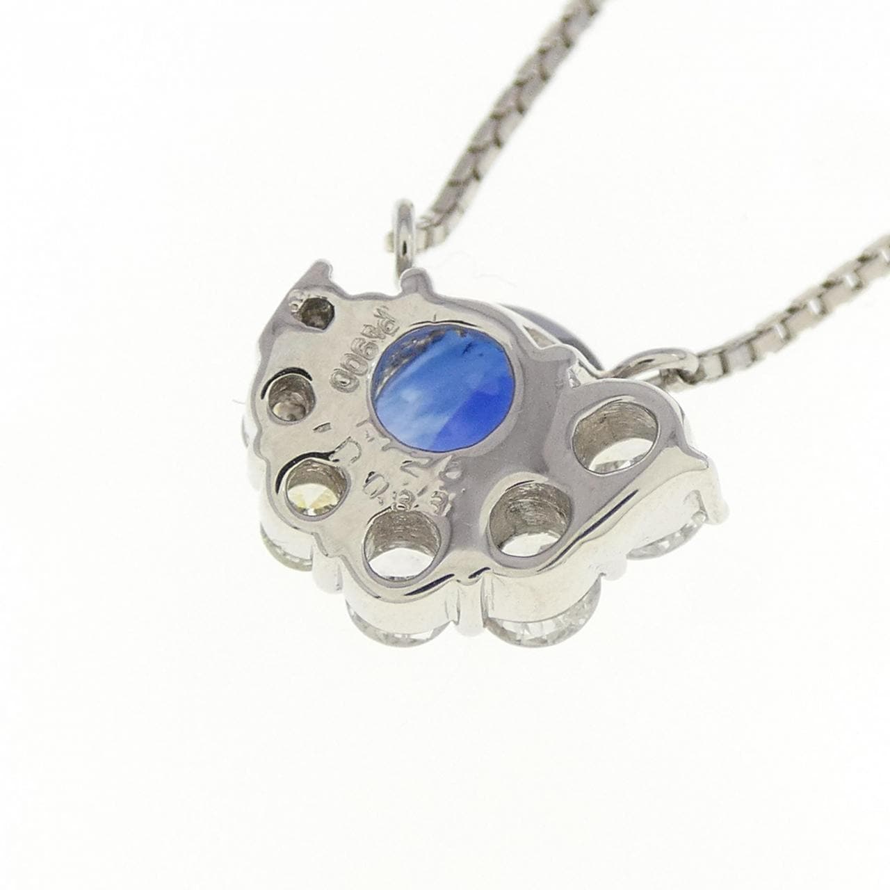 PT Sapphire Necklace 1.126CT