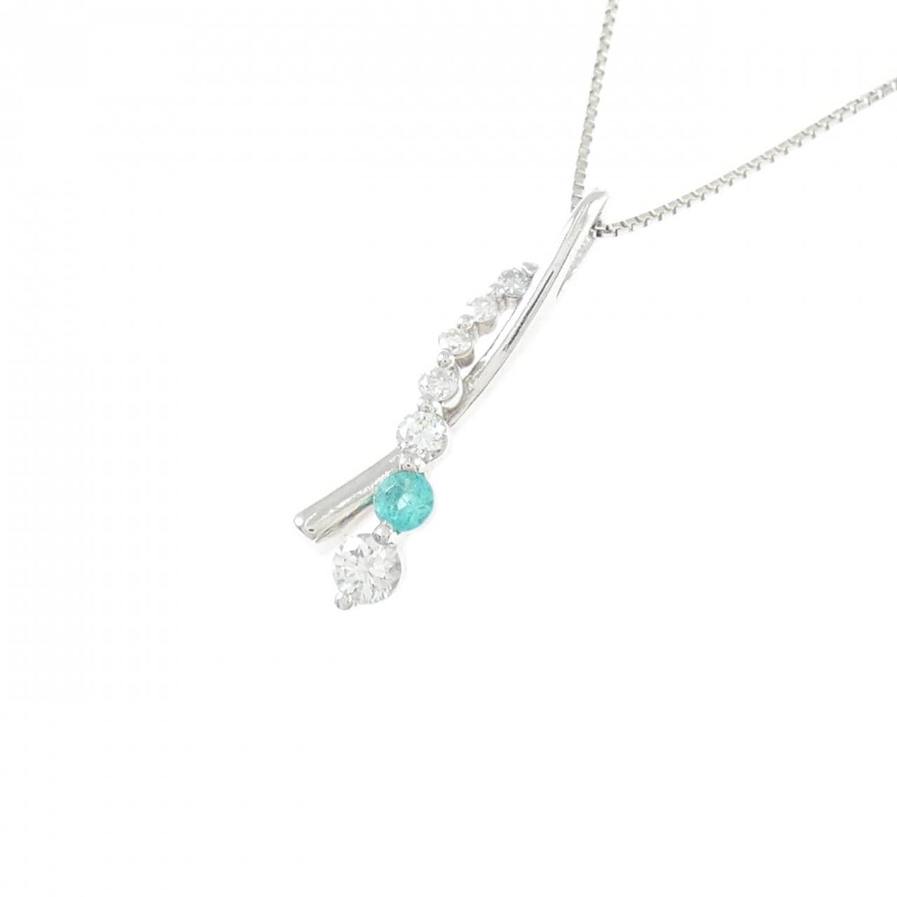 PT900/PT850碧玺项链 0.06克拉