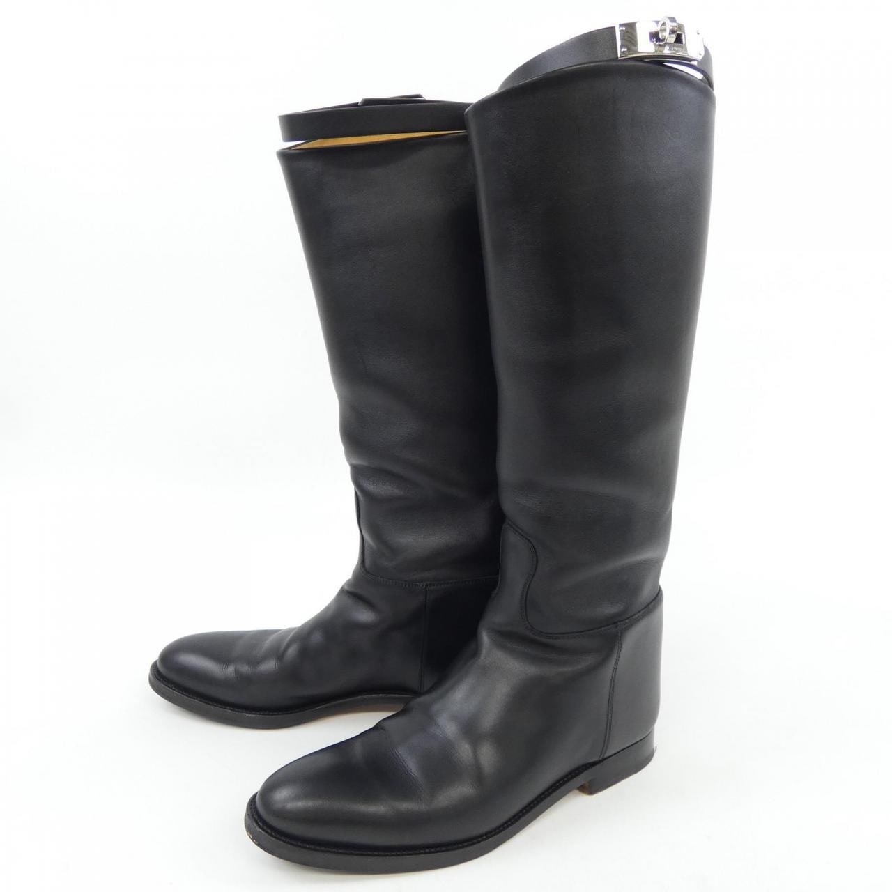 エルメス HERMES ジャンピング JUMPING ケリーバックル 042138Z ロングブーツ