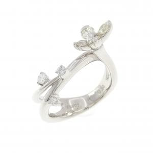 PT900 ダイヤモンド ピンキー リング 0.34CT