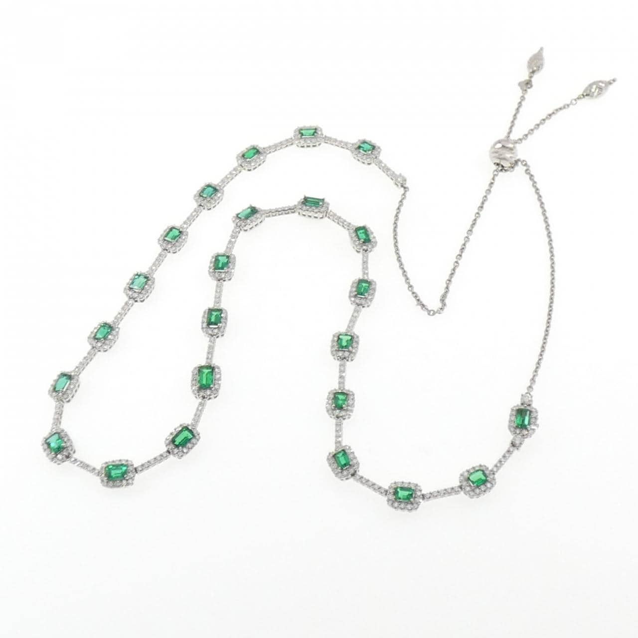 スワ エメラルド ネックレス 7.60CT