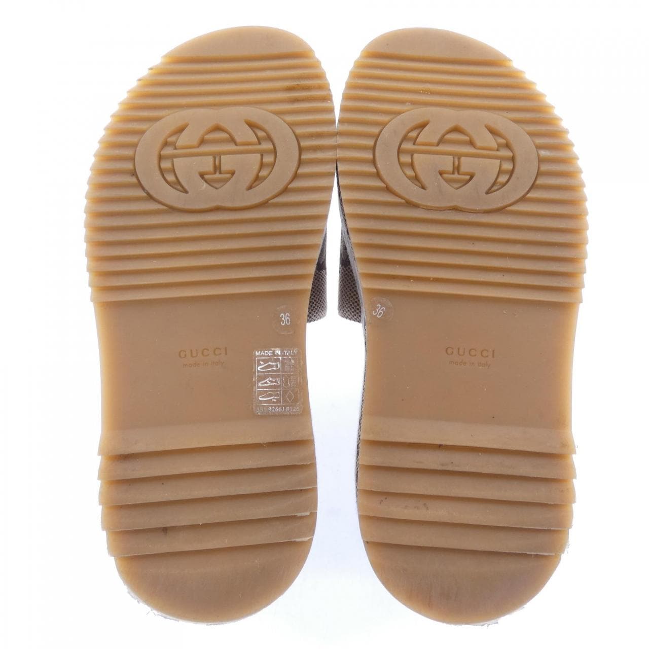 グッチ GUCCI プラットフォーム スライド GGキャンバス 623212 UKO00 サンダル