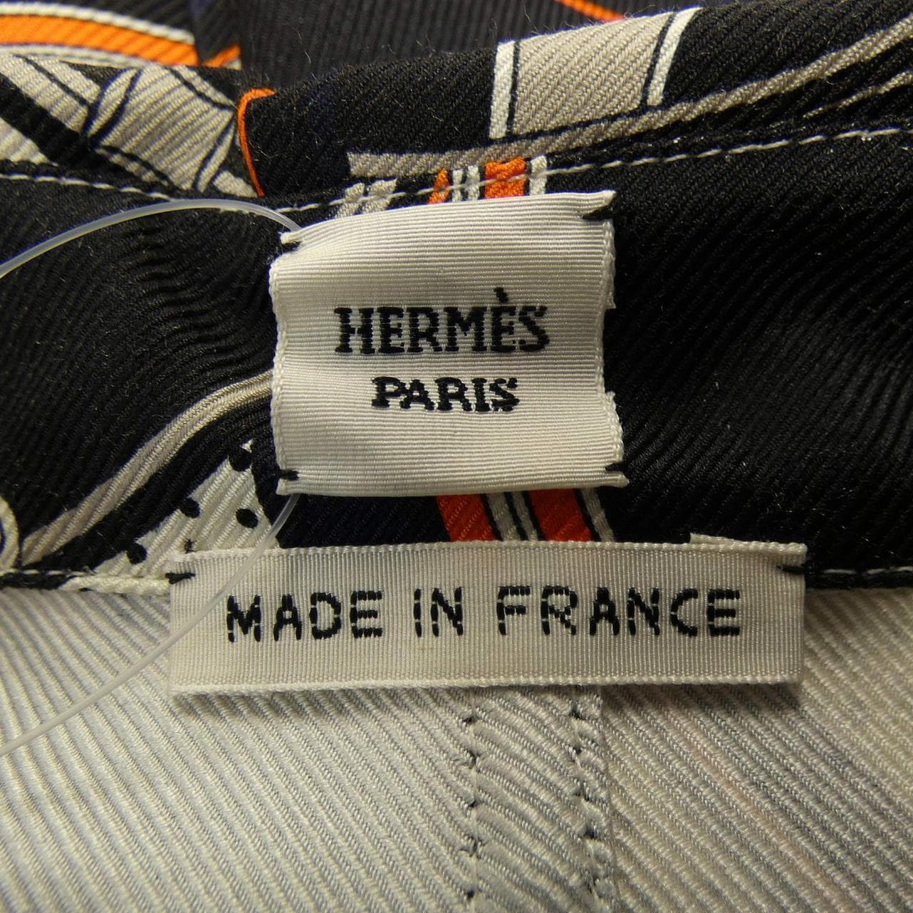 エルメス HERMES WASHINGTONS CARRIAGE *96-7300 ツイルレーヌ. ワンピース