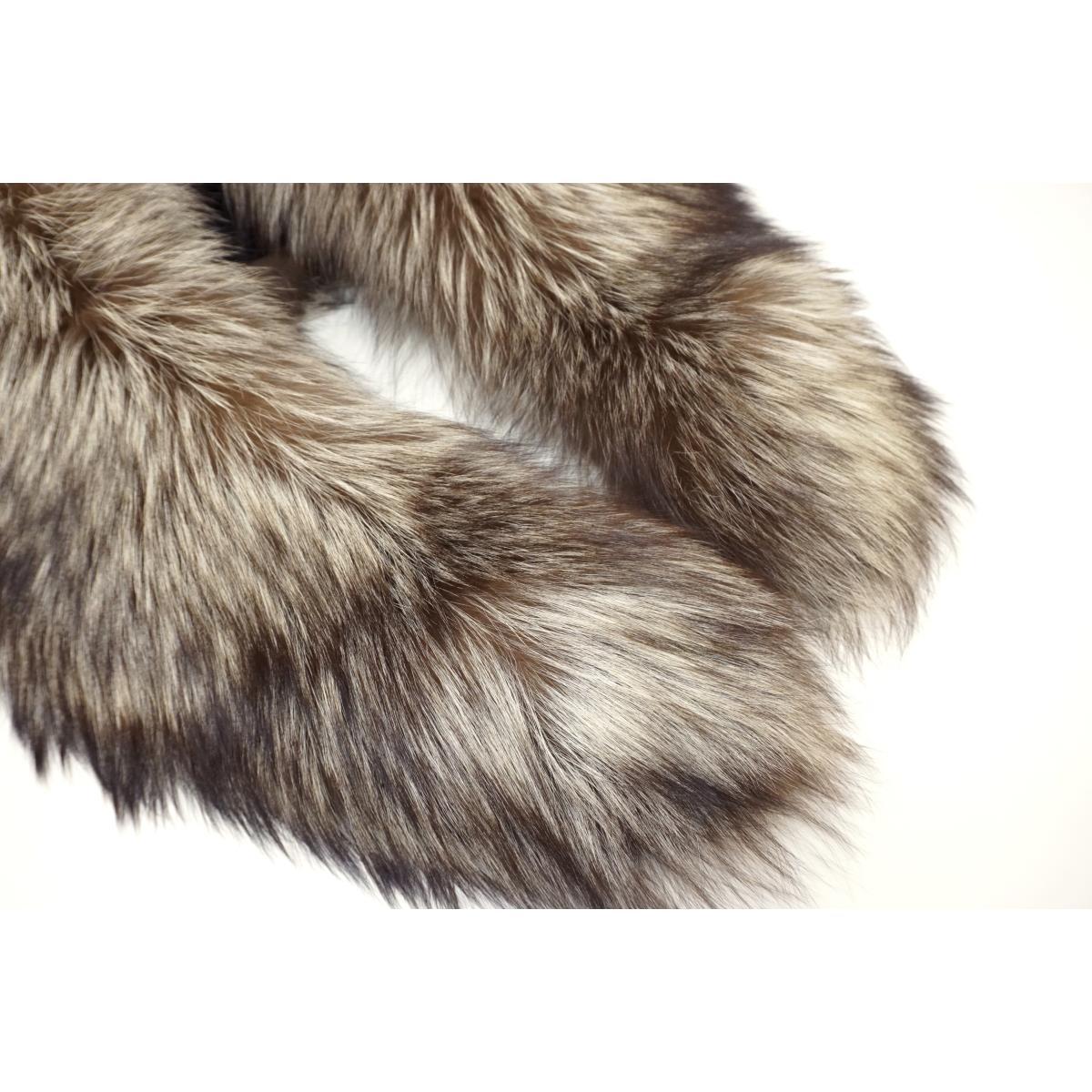 【未使用品】毛皮ストール　シルバーＦＯＸ