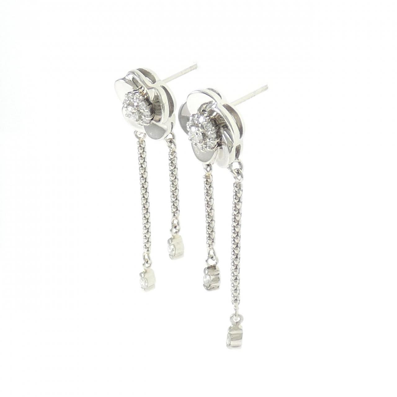PT850/PT900 Flower Diamond Earrings 0.36CT
