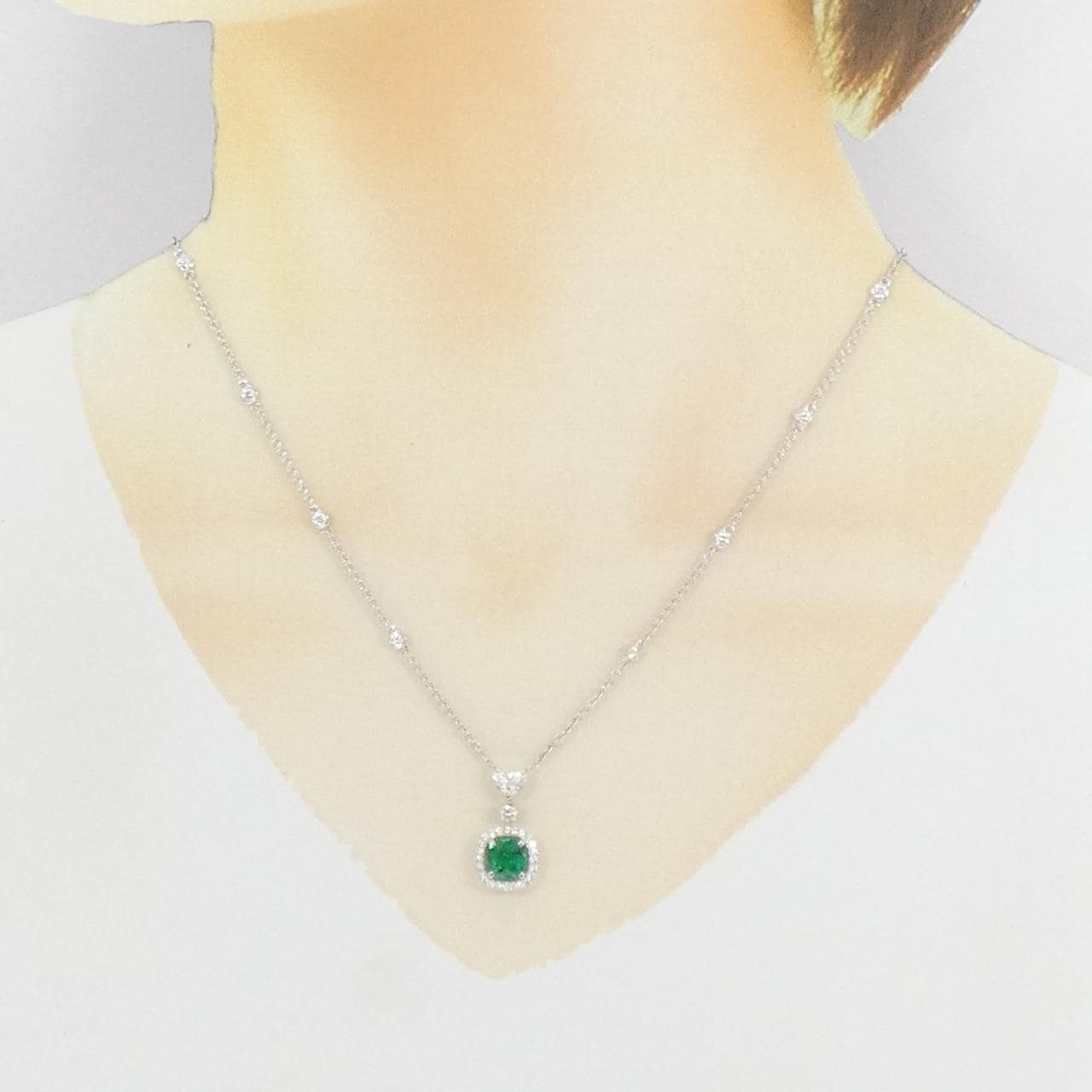 グラフ エメラルド ネックレス 1.22CT