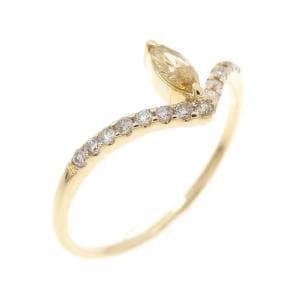 K18YG ダイヤモンド リング 0.09CT