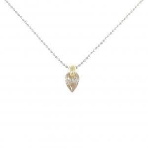 750/PT850 ダイヤモンド ネックレス 0.72CT