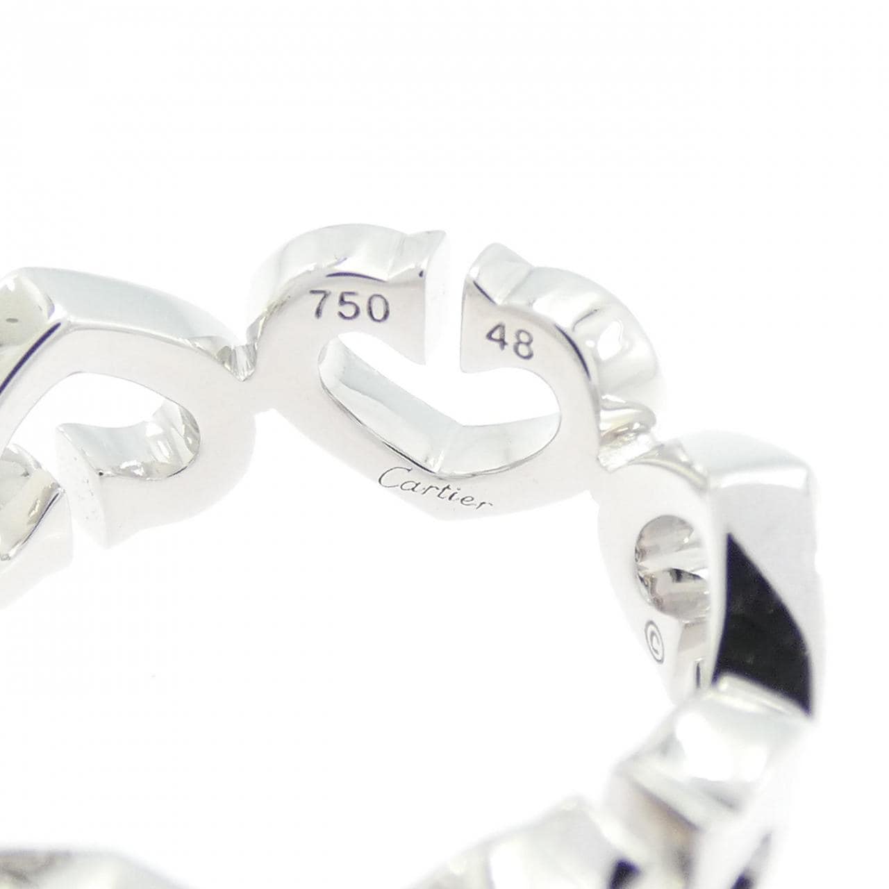 カルティエ Cハート 1P リング
