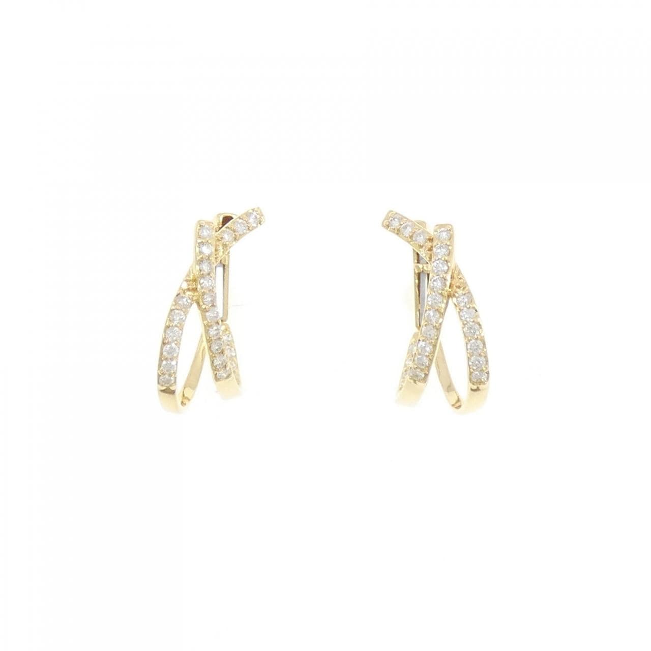 K18YG ダイヤモンド ピアス 0.30CT