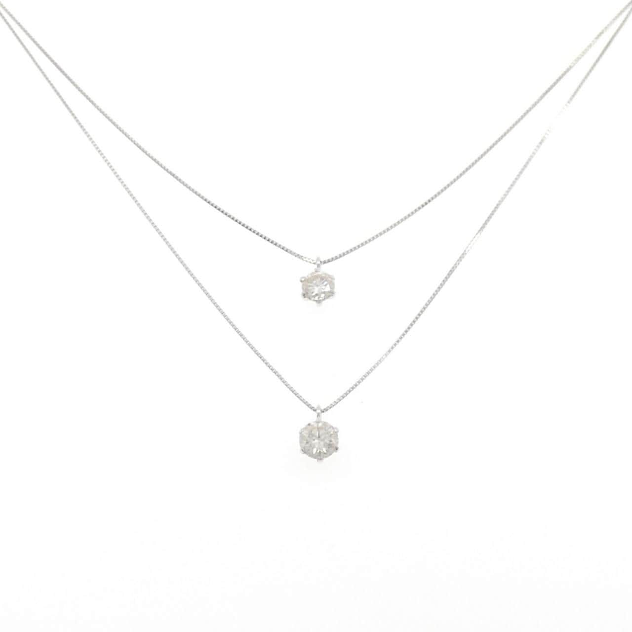 PT850 ダイヤモンド ネックレス 1.00CT