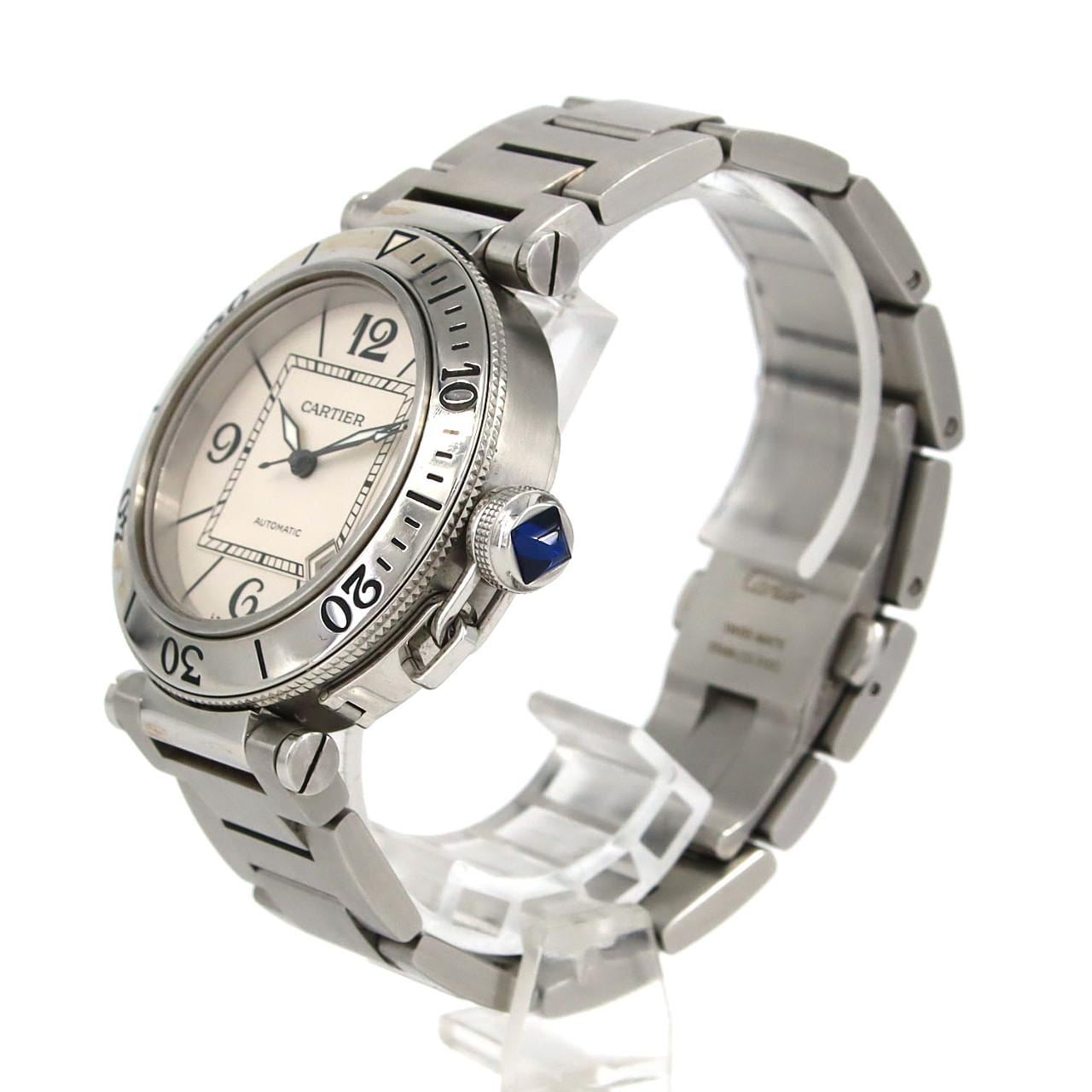 【ノーメンテナンス特価】カルティエ パシャシータイマー W31080M7 SS 自動巻
