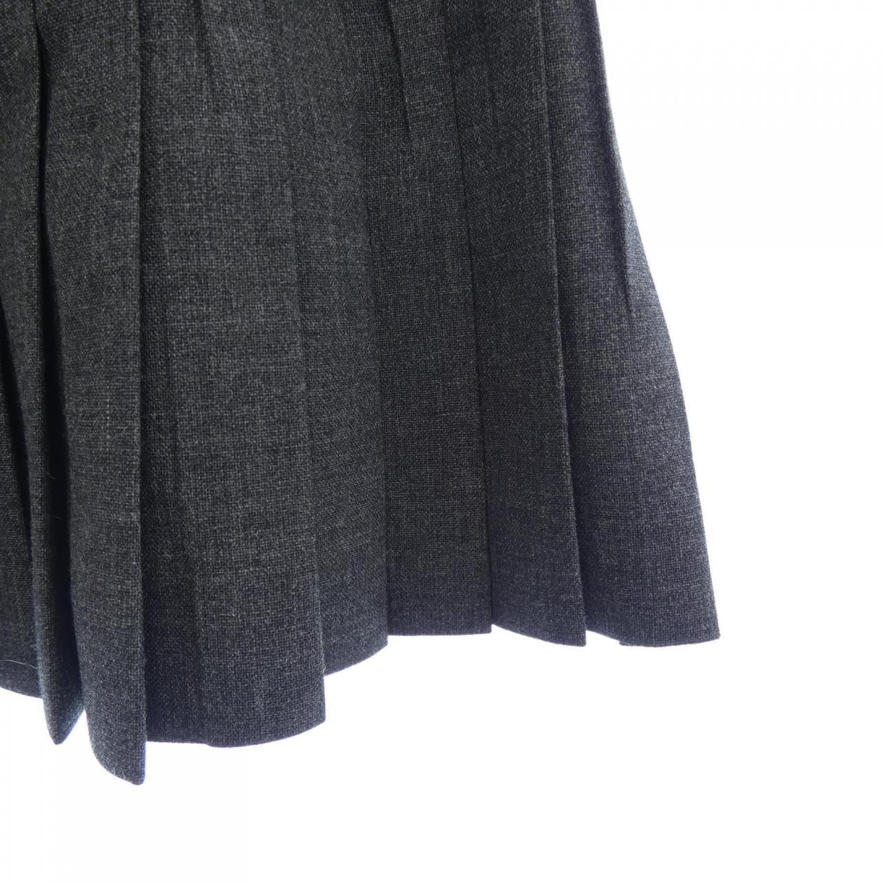 プラダ PRADA プリーツ ラッシュステッチ P147ZE SOOO 17N1 スカート