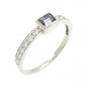 PT950 サファイヤ リング 0.33CT