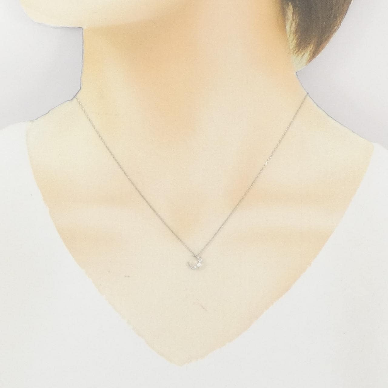スタージュエリー ダイヤモンド ネックレス 0.07CT